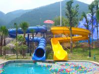 China Waterpark Equipment, Kids' Body Water Slides, Fiberglass Pool Slide for Aqua Park factory