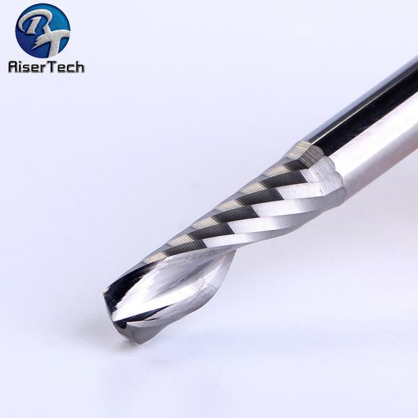 Quality 1 Flute Steel Milling Cutter Flute End Mill For Acrylic Wood MDF CNC Cutting And for sale