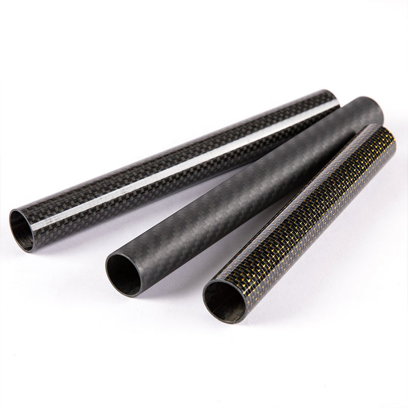 China Light Weight Carbon Fiber Tube In High Quality Carbon Fiber Tubing factory
