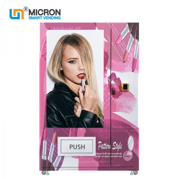Quality Custom Pink Lipstick Vending Machine 55 Inch Touch Screen For Shopping Mall for sale