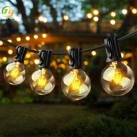 China Outdoor Waterproof LED Commercial Light Solar Powered Globe String Light for sale