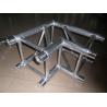 China Silver Color 30*30CM Perfect Design Spigot 90 Degree Aluminum Truss Coupler Triangle With 3 Sides factory