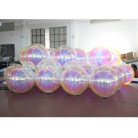 China Wedding Decoration PVC Reflective Huge Inflatable Christmas Balls Giant Inflatable Mirror Ball factory