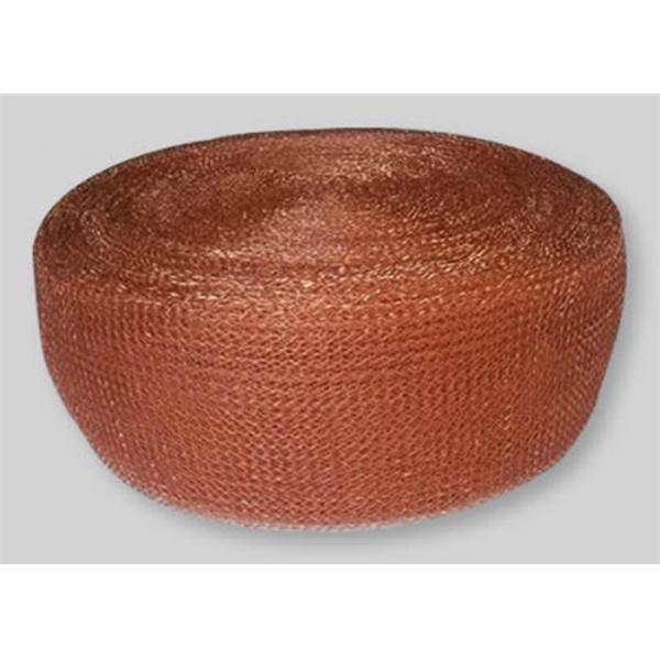 Quality Soft Safety Knitted Copper Cleaning Mesh 6mm-40mm Thickness High Temperature for sale