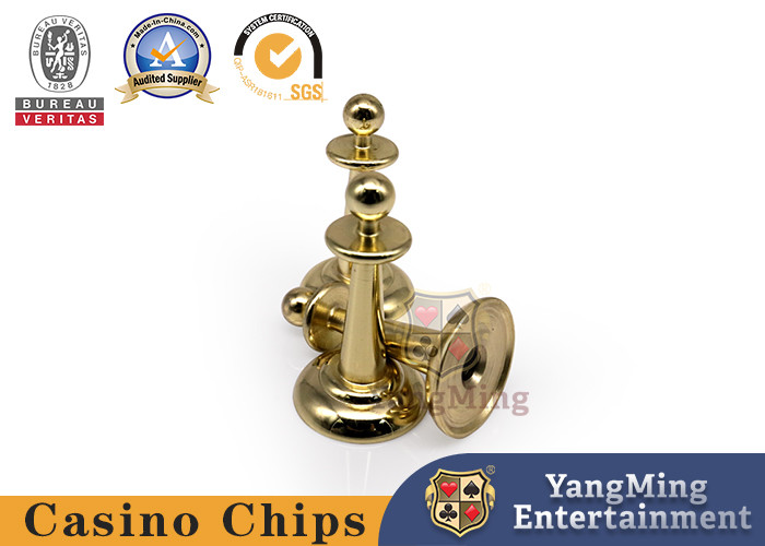 China Casino Roulette Table Win Mark Gold Plated Yellow Factory Supports Wholesale factory