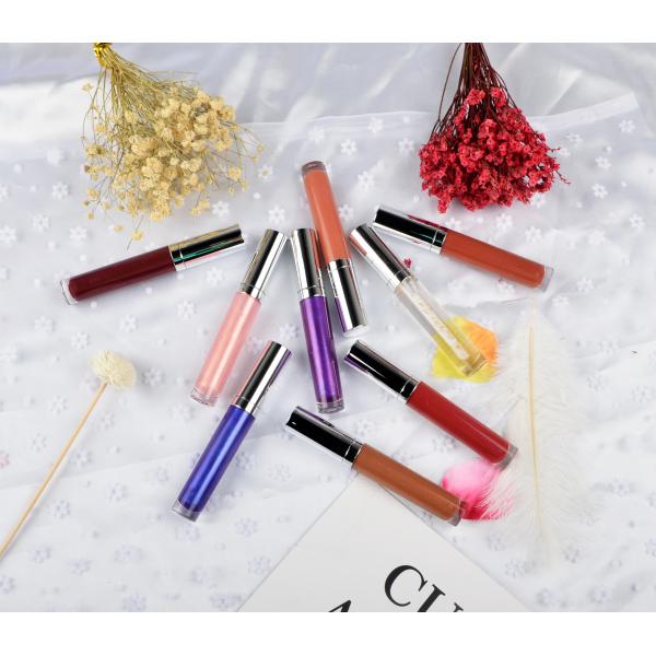 Quality 15 Colors Lip Makeup Products High Pigment Clear Shimmer Lipgloss Waterproof for sale