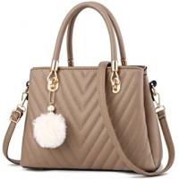 China Leather Fashion Pu Womens Luxury Handbag Top Handle Satchel for sale