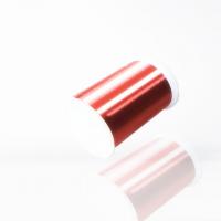 China Red Enameled Magnet Copper Wire 0.02mm Diameter Ultra Thin Class F / H factory