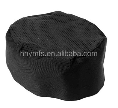 Quality Breathable Mesh Adjustable Chef Hat Cap Polyester Cotton Material for sale