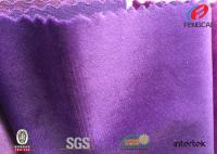 China Shiny Holland Silk Velvet Fabric , Custom Printed Stretch Velvet Fabric factory