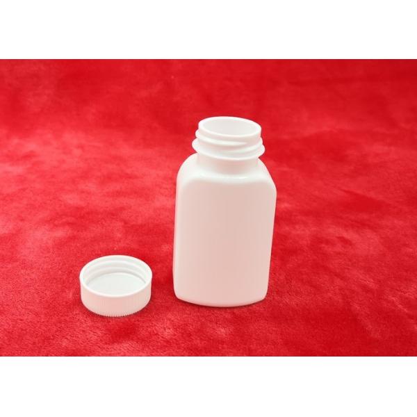Quality 40ml HDPE Square Plastic Bottles For Pills Full Set 37.5 * 28 * 72mm Size for sale