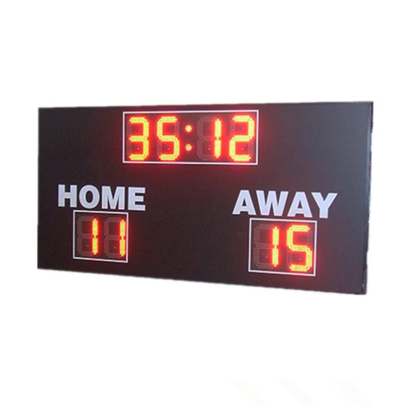 China Red Digit Color LED Football Scoreboard , High School Football Scoreboards factory