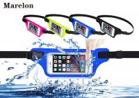 China Sport LED Waterproof Running Belt / Elastic Waist Belt Tool Bag With Touchable Window factory