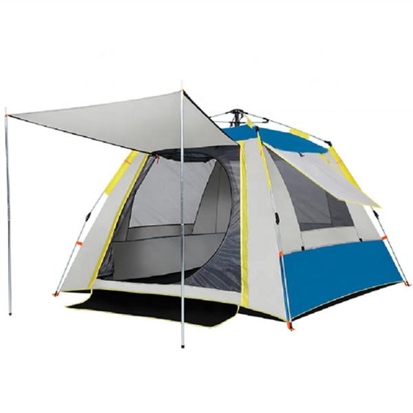 Quality 210D Oxford Cloth Waterproof Family Tent 2-4 Person With Top Rainfly for sale