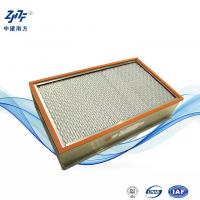 China Stainless Steel Industrial HEPA Filter High Temp Resistant For HVAC factory