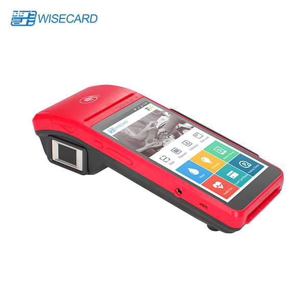 Quality 4G Wifi Smart Biometric POS With Fingerprint Reader Touch Screen for sale