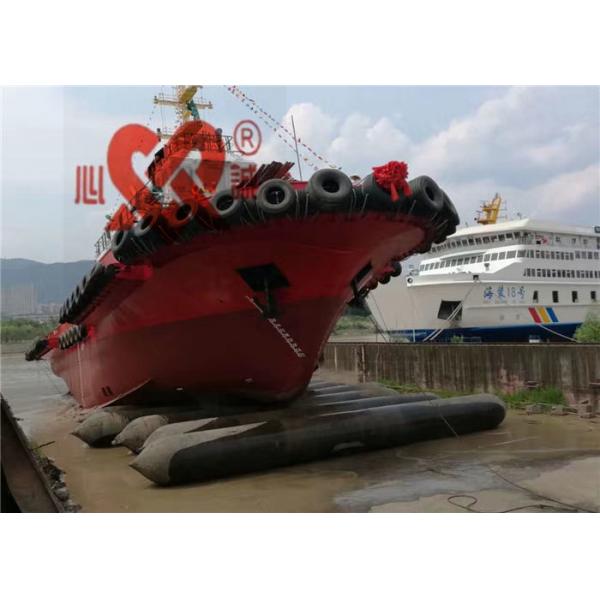 Quality 5-6layers Marine Rubber Airbags Ship Landing Cylindrical Type for sale