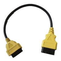 China 12V/24V OBD2 OBD Port Extension Cable Brass ABS Material Length 30cm factory