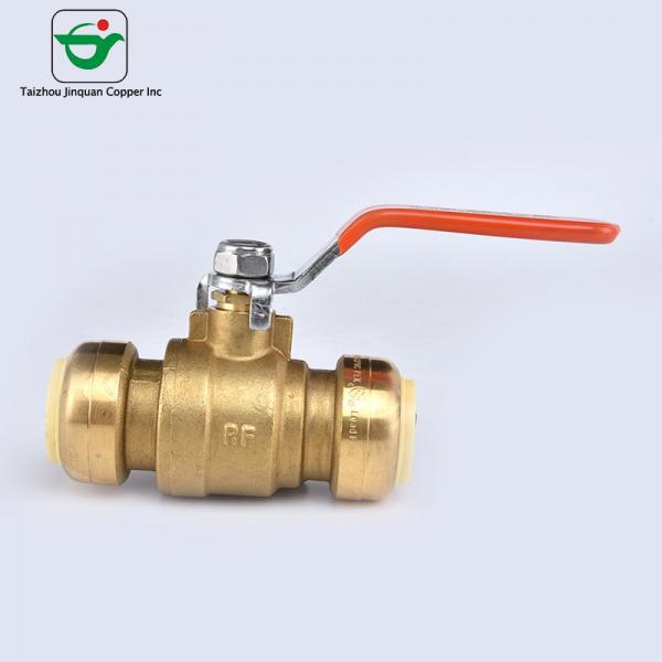 Quality OEM Supported CW614N CuZn39Pb3 Copper Push Fit Ball Valve for sale