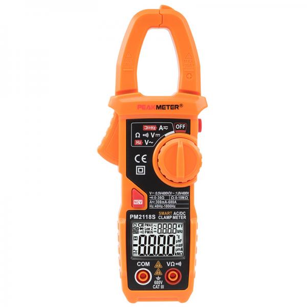 Quality Portable AC DC Current Clamp Meter , Earth Leakage Clamp Meter With NCV Detection for sale