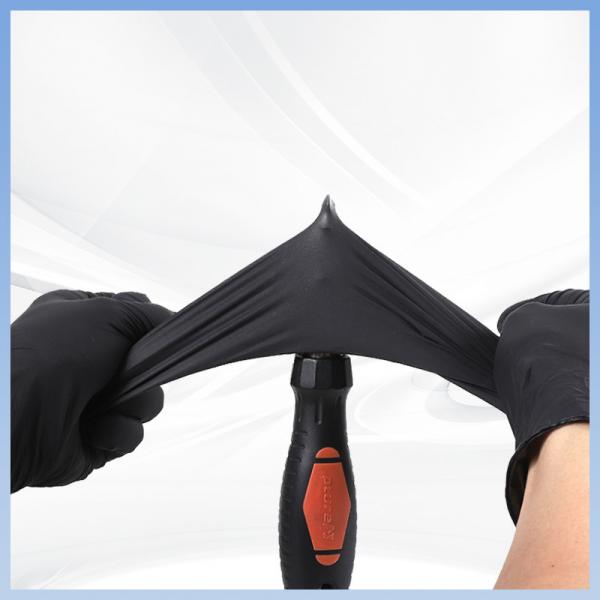 Quality Lightweight Comfortable Synthetic Nitrile Gloves Oil Resistant for sale