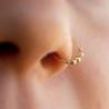 China Fashion Retro Round Beads Nose Ring Nostril Hoop Body Piercing Jewelry factory