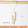 China Beech Wooden Clip Hanger Natural Color Multifunctional 19cm  24cm factory