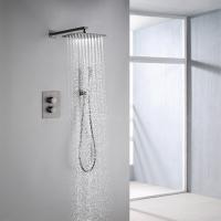 Quality Concealed Wall Mounted Shower Set Black Finish 0.1-1.6MPa Water Pressure for sale