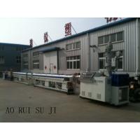 China HDPE / LDPE Plastic water Pipe Extrusion Line , PE Plastic Pipe Production Line factory
