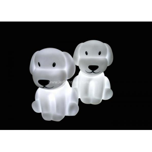 Quality Pure White Sleeping Dog LED Night Light With 1 Hour Power Off Automatically for sale