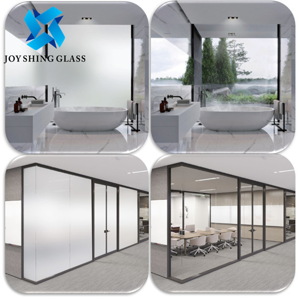 China Self Adhesive PDLC Film Smart Glass , Electric Switchable Glass factory