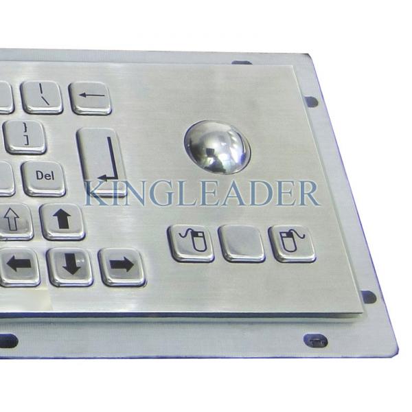 Quality Rugged Waterproof Industrial Computer Keyboard In Metal With Integrated for sale