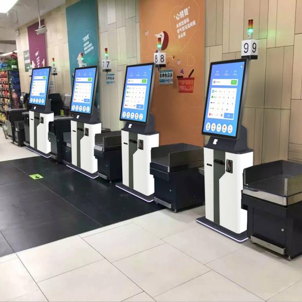 Quality 27 Inches Self Checkout Kiosk Check Cashing Kiosk for sale
