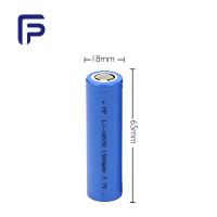 China 18650 Lithium Ion Battery Cells , 3.7 V 1300mah Battery Rechargeable 500 Cycles factory