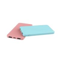 China Rubber Coating 5000mAh Ultra Slim Power Bank For Mobile Phone for sale