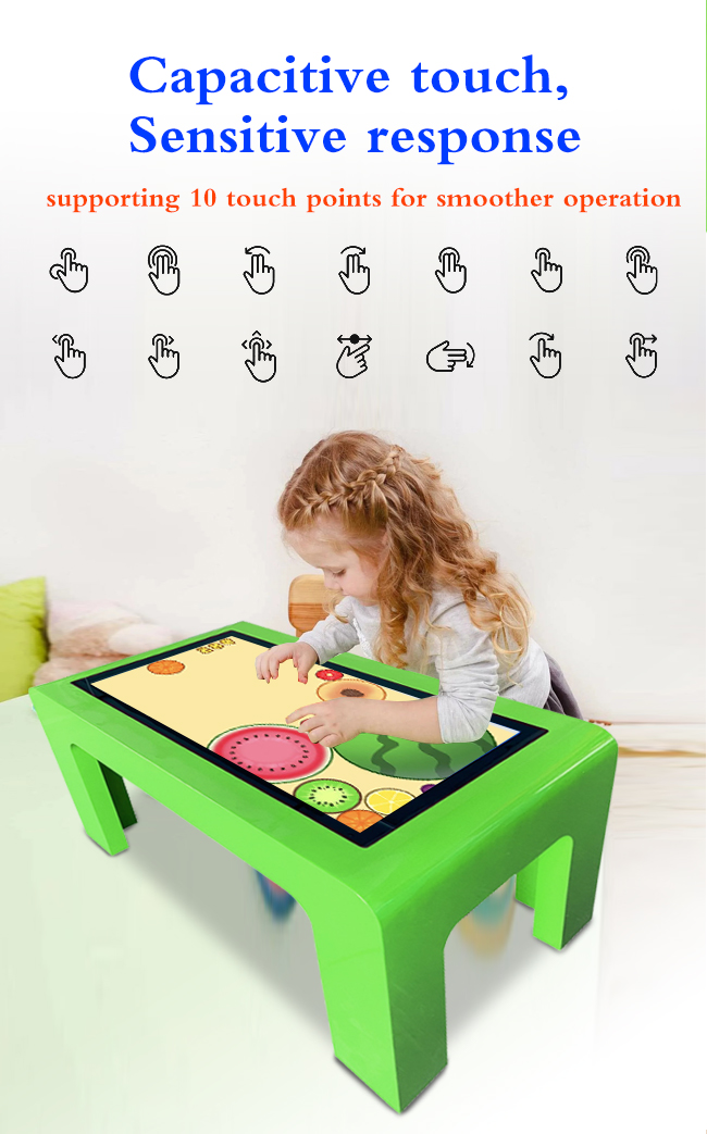 43inch Interactive Smart Touch Screen Game Table For School Windows /Andiord System