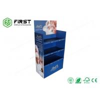 Quality Printed Pop Up Cardboard Floor Displays Stand Corrugated Cardboard Paper Stand for sale