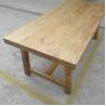 China Oak Wood Leg Wood Top Dining Table For Home Restaurant Hotel factory