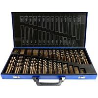 Quality High Speed Steel Drill Bit Kit In Steel Index 230 Pcs With Titanium Coated for sale