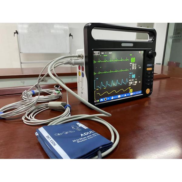 Quality ICU Patient Vital Signs Monitor With 12.1 Inch Screen 6 Standard Parameters for sale