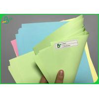 China Jumbo Rolls 70gsm 80gsm Pastel Colored Uncoated Woodfree Paper for Origami factory
