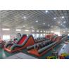 China Anti - Ruptured Inflatable Obstacle Challenges , Blow Up Off - Road Car Obstacle Course factory