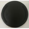 China Fashionable Round PU Leather Desktop Wireless Phone Charger 5V 2A 9V 1.67A Input factory