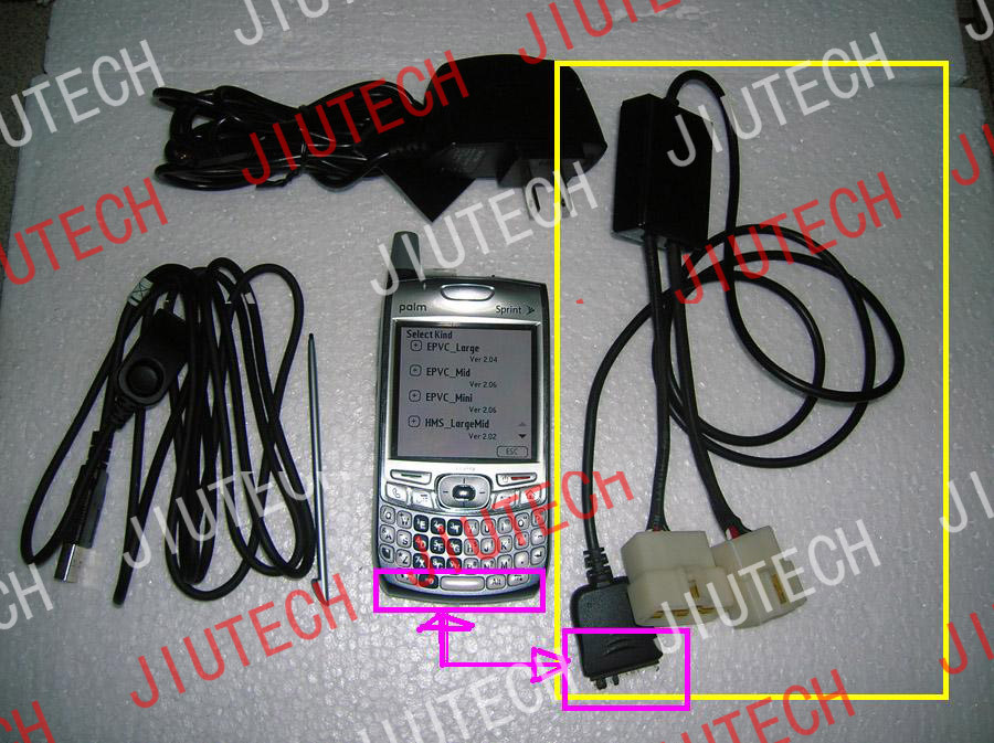 China PDA Connection Hitachi Diagnostic Tool Excavator PDA DR ZX Diagnostic Cable factory