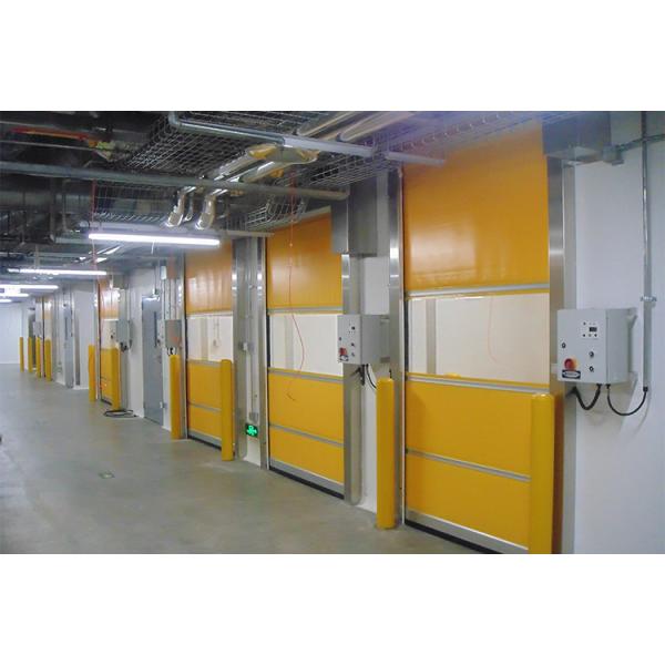 Quality Cleaning Room High Speed Rolling Doors With English Man - Machine Interface for sale