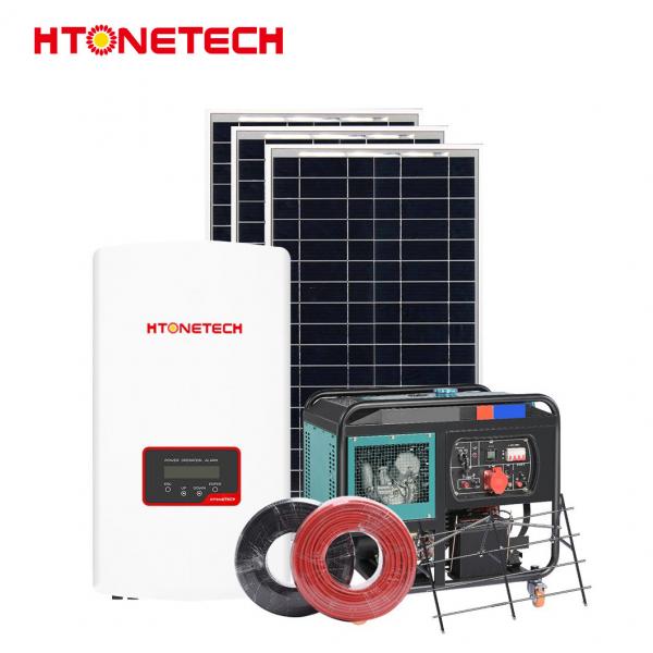 Quality 375wp Solar Hybrid Power Systems On Grid Hybrid Solar Inverter 100Kva for sale