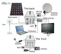China 60W Residential Portable Solar Panel Charger , Solar Lighting System For Home factory