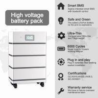 China Lithium Stackable LiFePO4 Battery 30kwh Solar Panel Battery Bank For Home factory