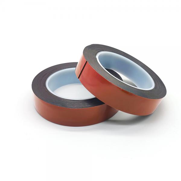Quality Waterproof Double Sided Acrylic Foam Tape 1mm Thick Red Film Permanent Adhere for sale