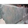 China Teal Green Popular Large Granite Slabs , Paradise Natural Granite Kitchen Slab factory